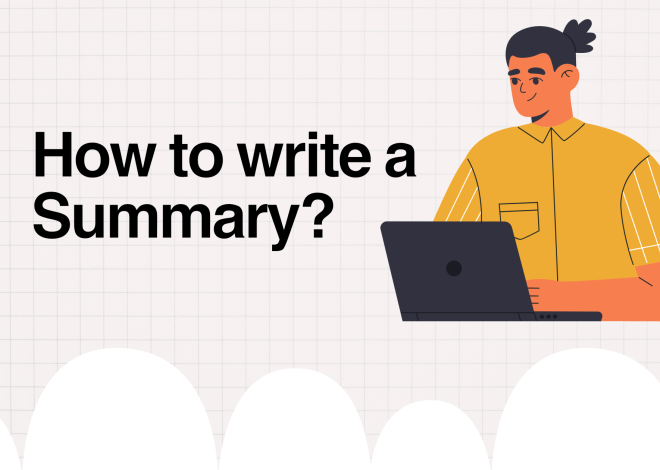 How to write a summary